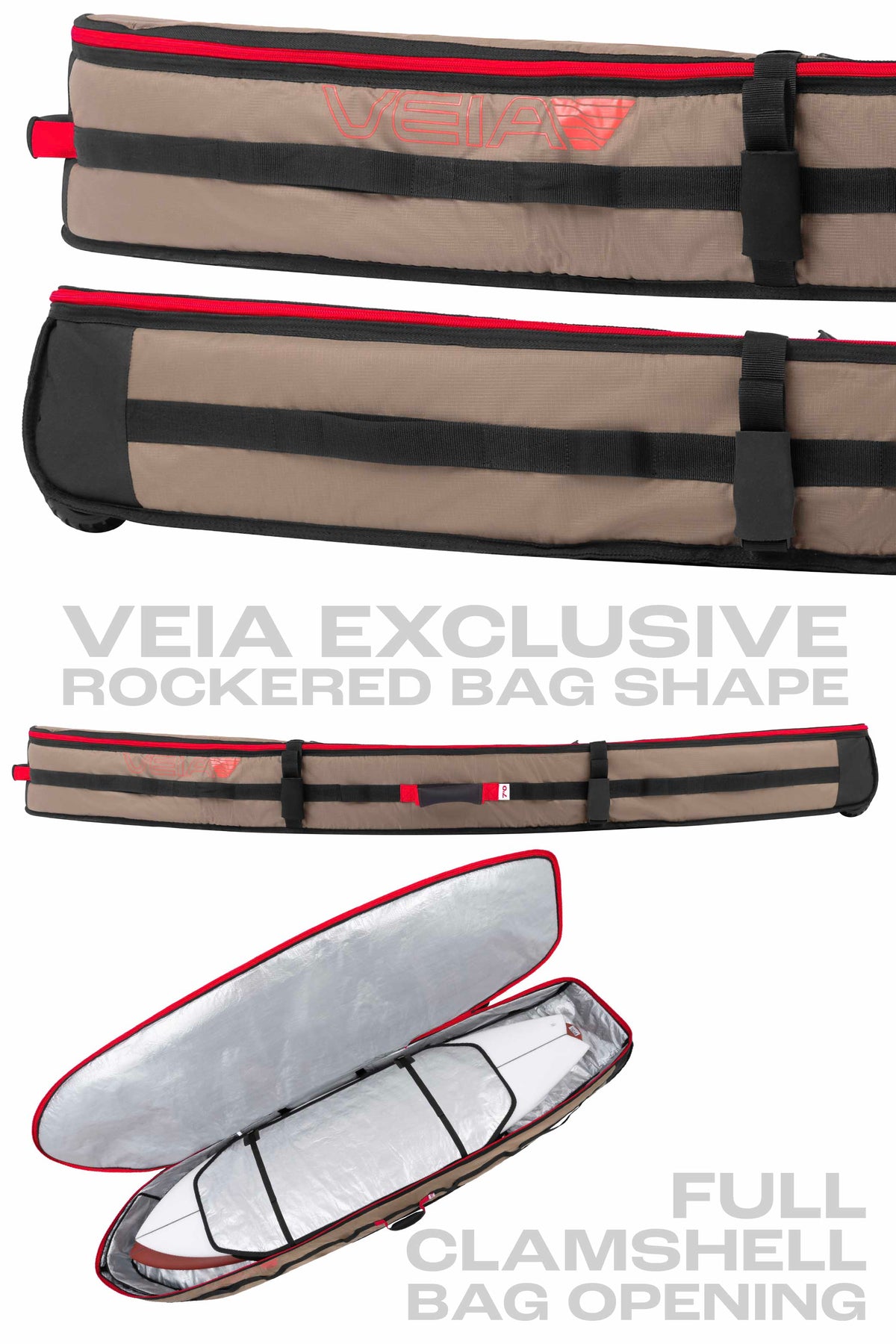 Wheeled JJF 3/2 Convertible Travel Bag - Coyote
