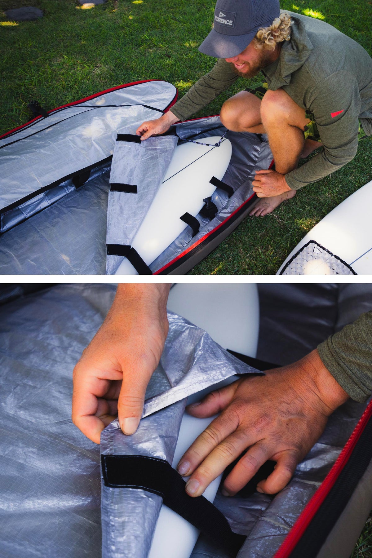 John John Florence 3/2 Convertible Travel Bag - Coyote