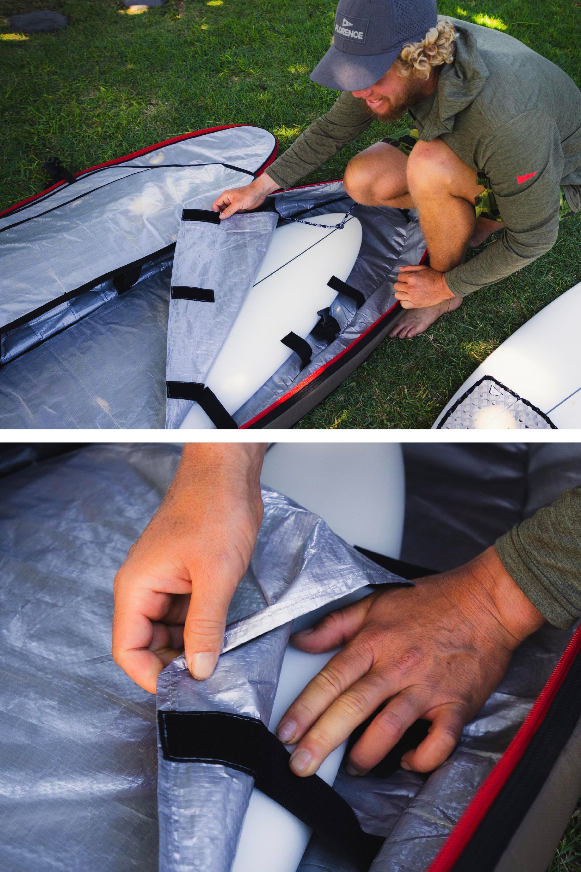 John John Florence 3/2 Convertible Travel Bag - Coyote