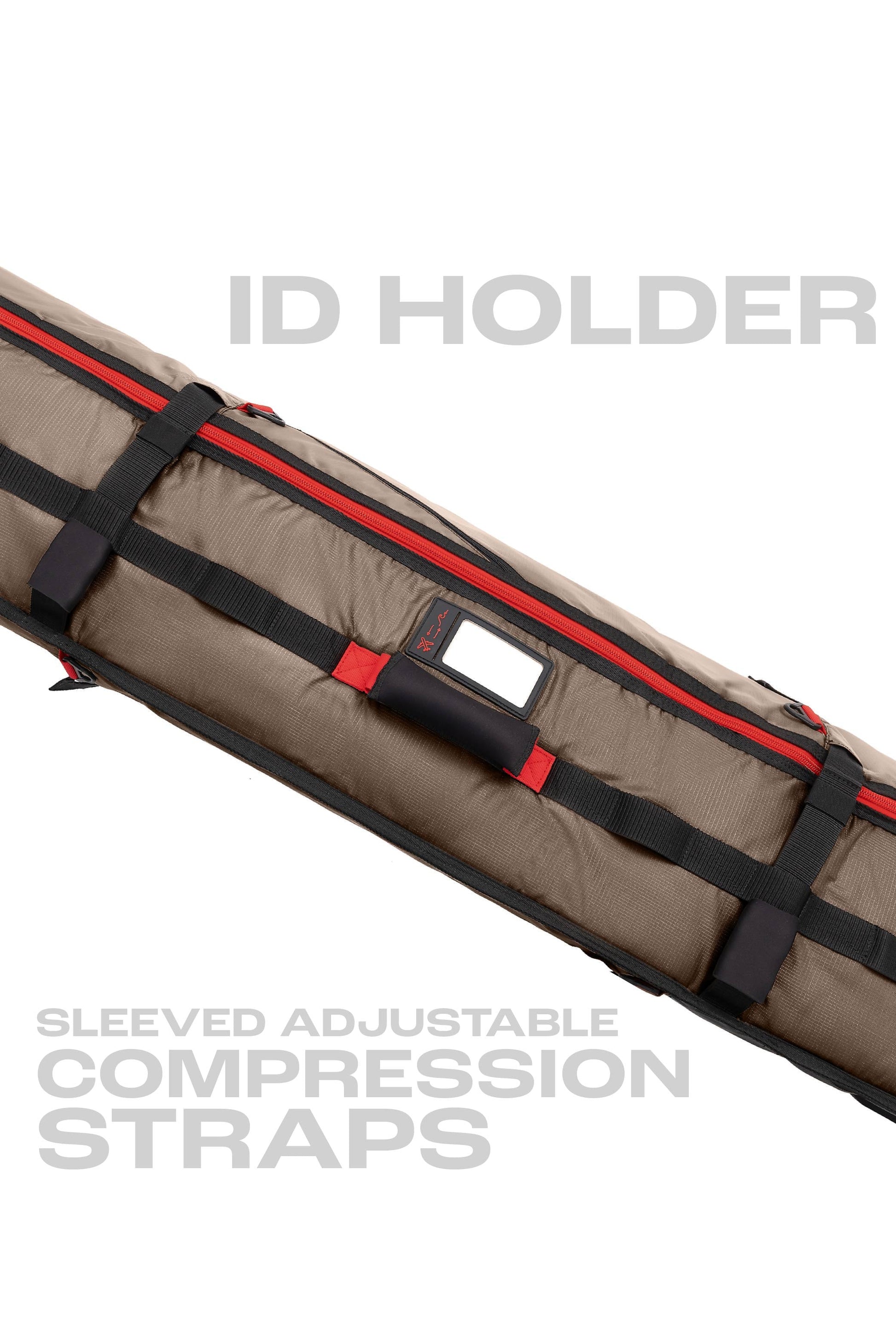 Wheeled JJF 4 Board Travel Bag - Coyote