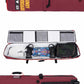 VEIA x The Bombhole™ Wheeled Snowboard Bag - Burgundy